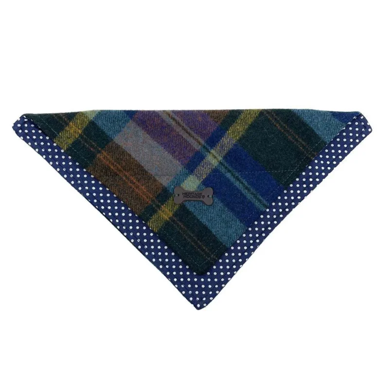 heritage hounds classic tweed dog bandana