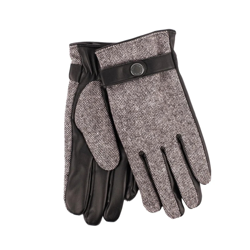 herringbone heritage stud strap glove