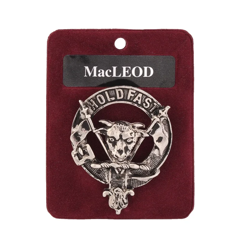 high quality macleod clan badge 1 75