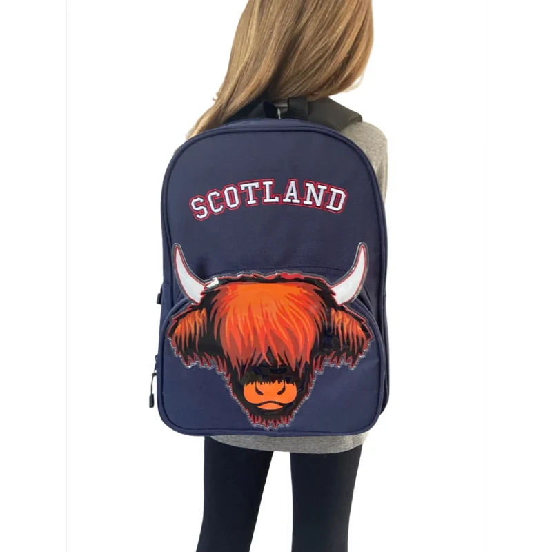 highland cow backpack stylish travel bag