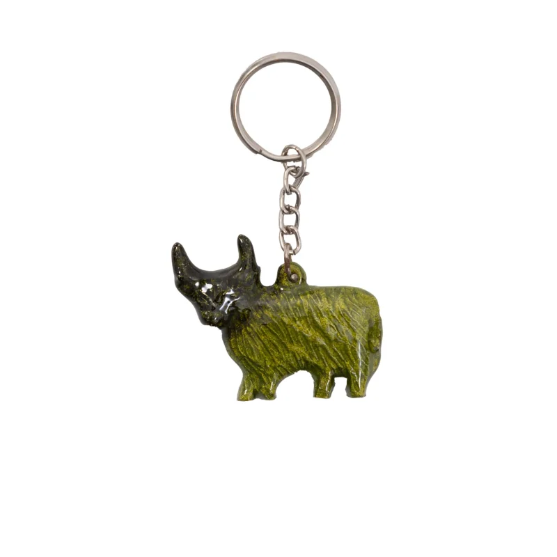 highland cow colored keyrings 5cm