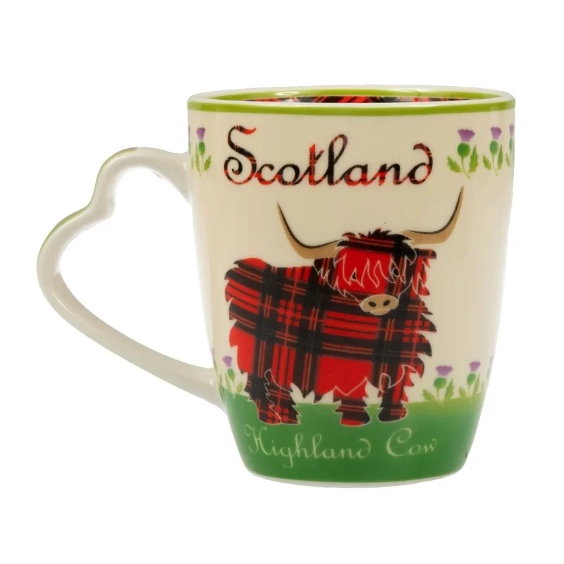 highland cow mug scottish highland design