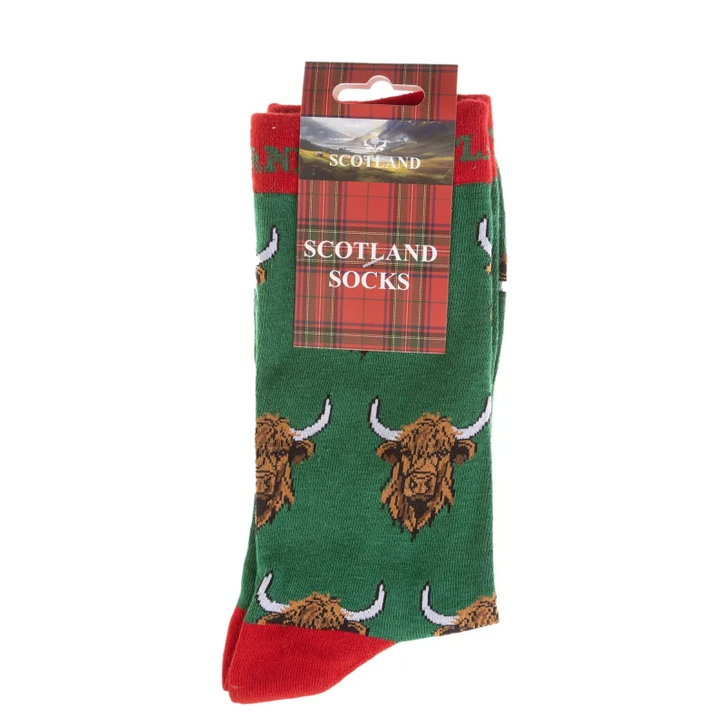 highland cow socks