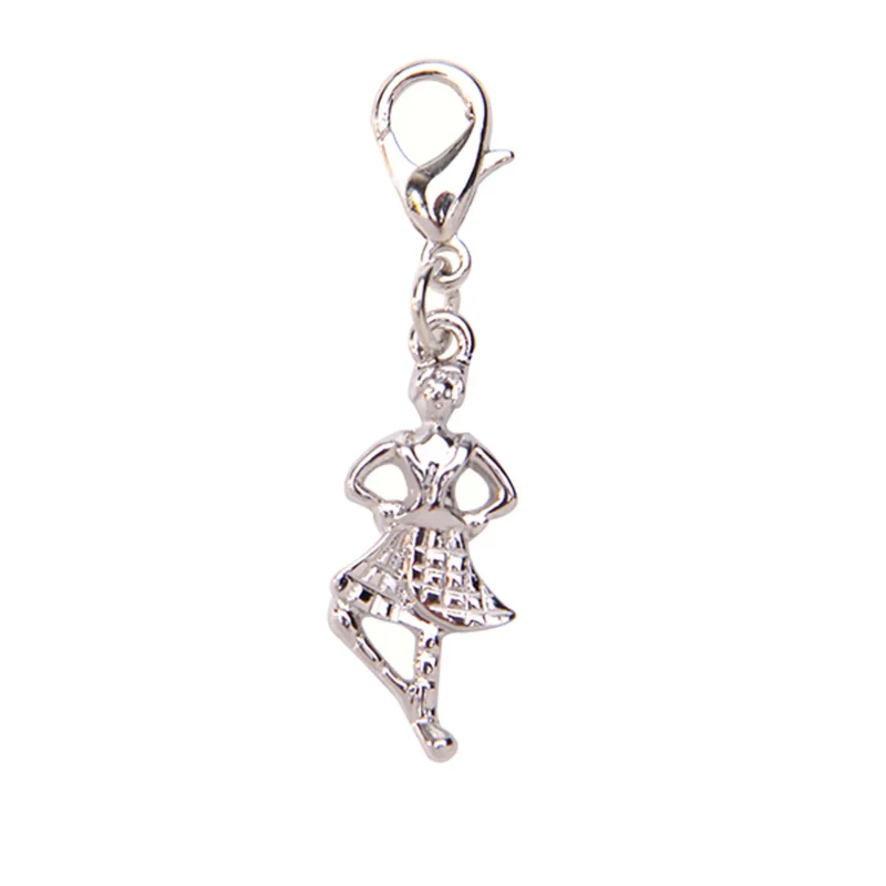 highland dancer necklace charm