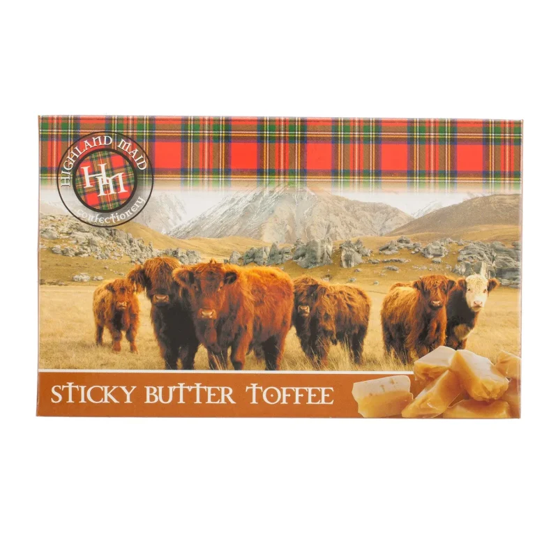 highland maid premium sticky butter toffee