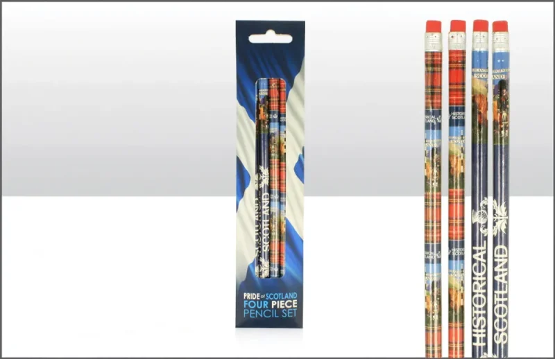 highland piper coo 4 pencil set