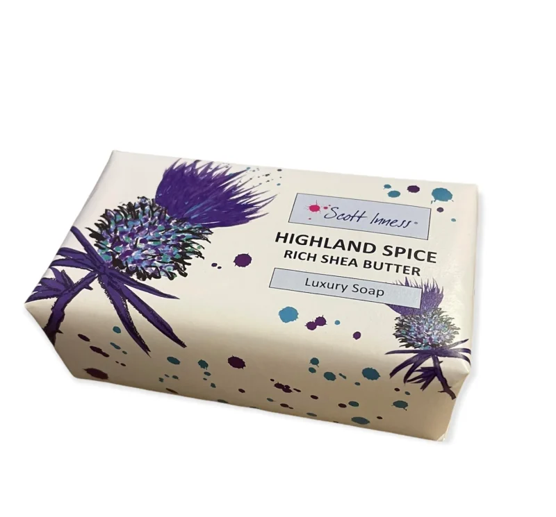 highland spice big thistle soap bar