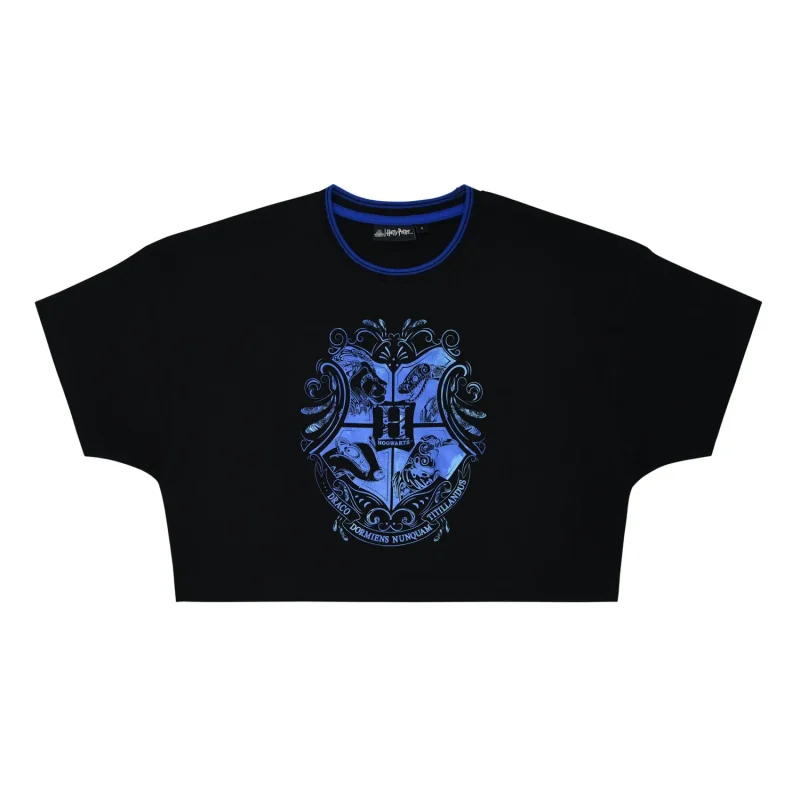 hogwarts crop top tee