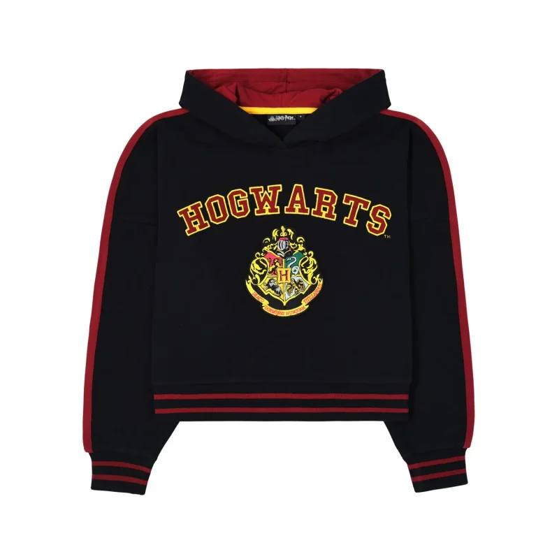 hogwarts cropped hoodie for harry potter fans