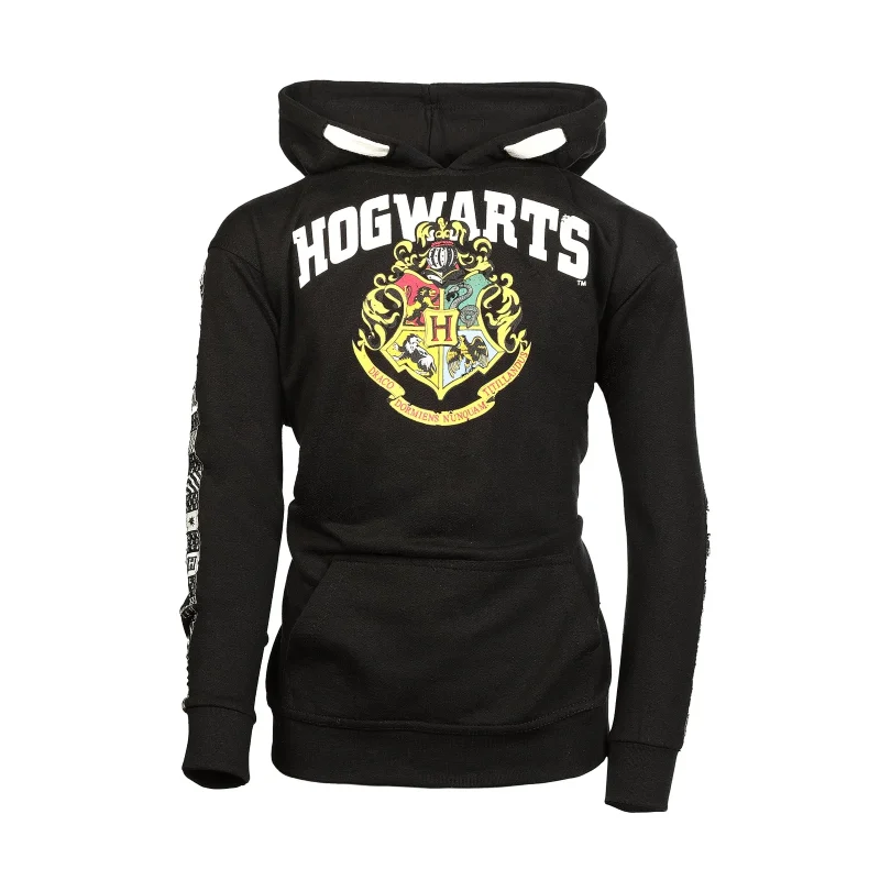 hogwarts print kids hoodie