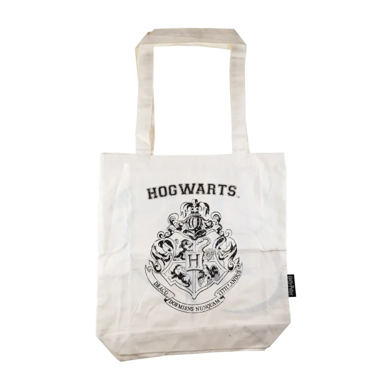 hogwarts vintage distressed tote bag