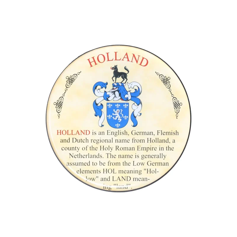 holland heraldic coaster set