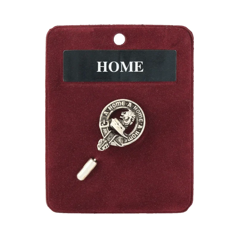 home art pewter lapel pin