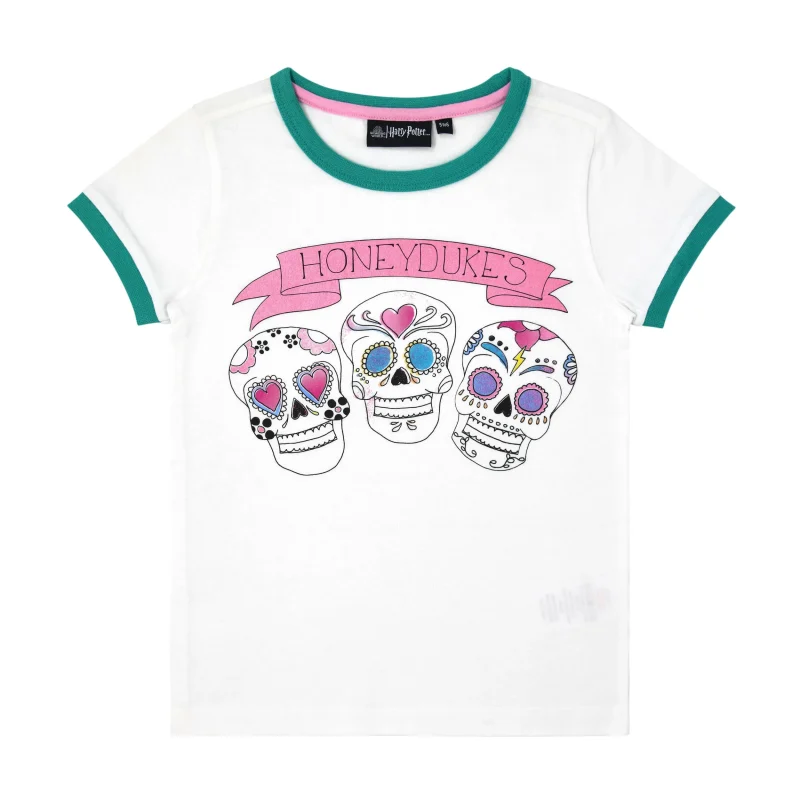 honeydukes sugar skull kids t shirt