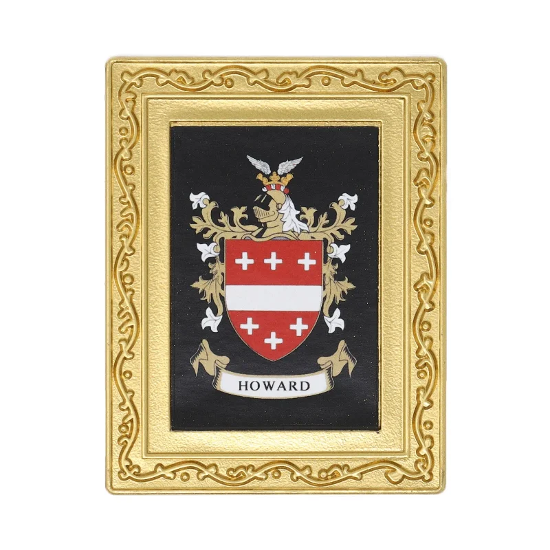 howard coat of arms fridge magnet