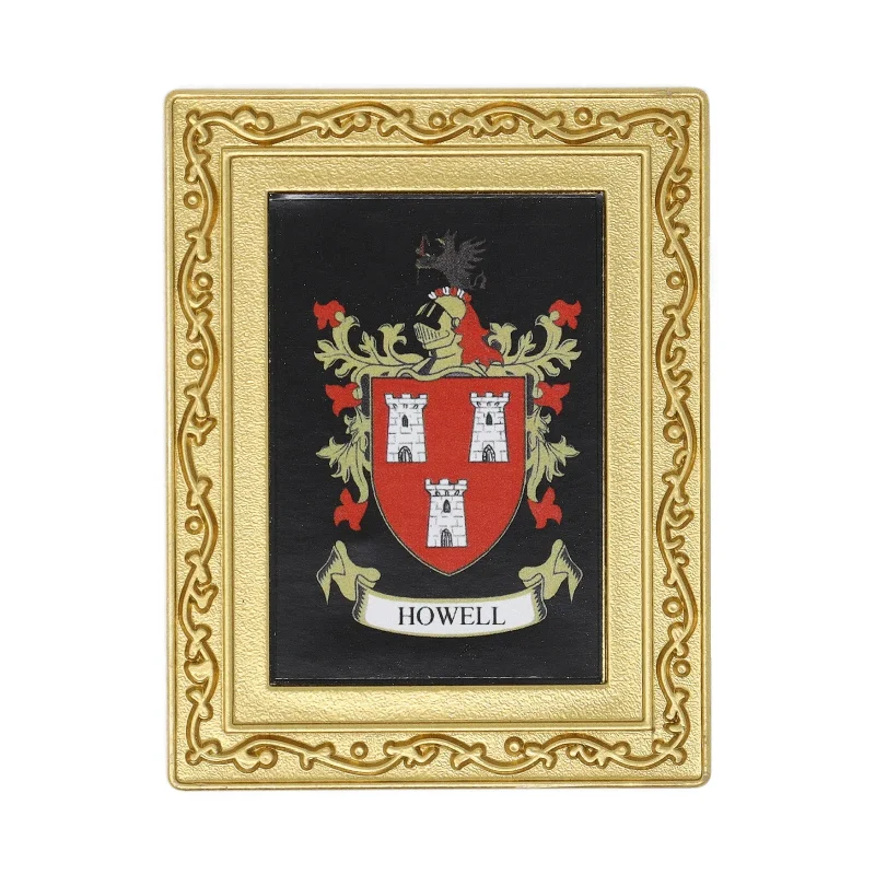 howell coat of arms fridge magnet