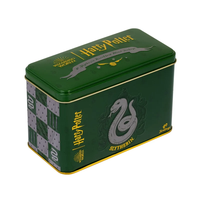 hp 40 t bag tin slytherin english breakfast tea