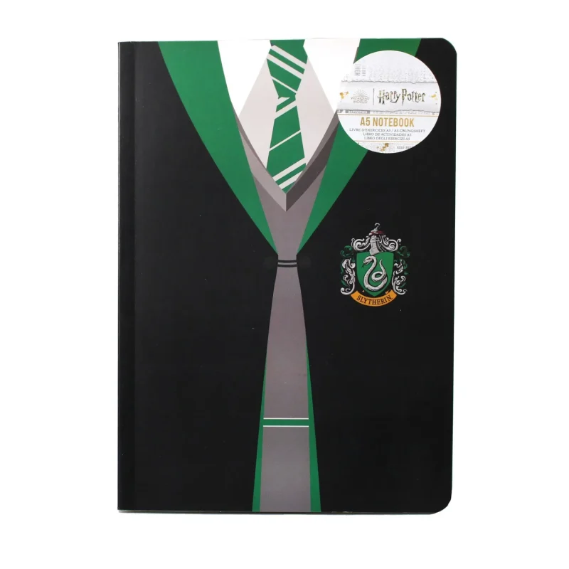 hp a5 notebook slytherin soft cover