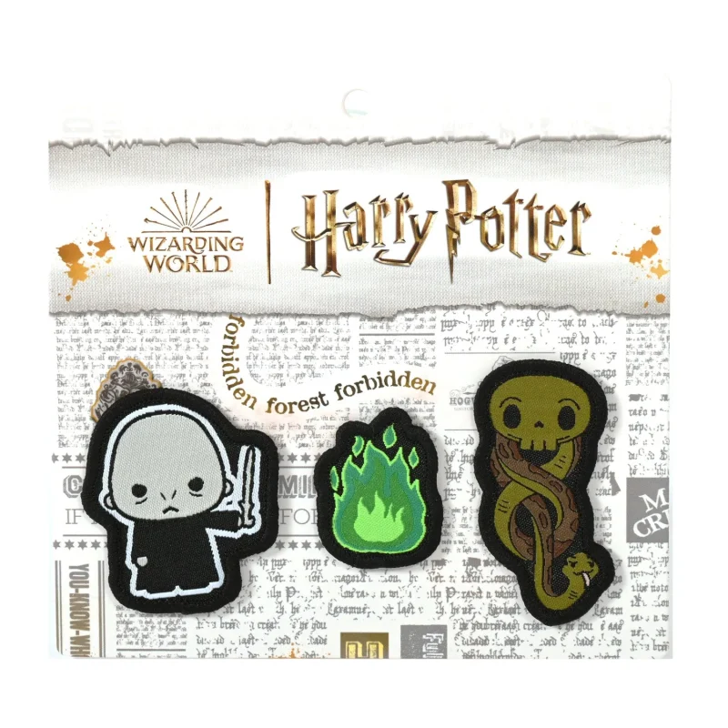 hp dark arts mini iron on patches