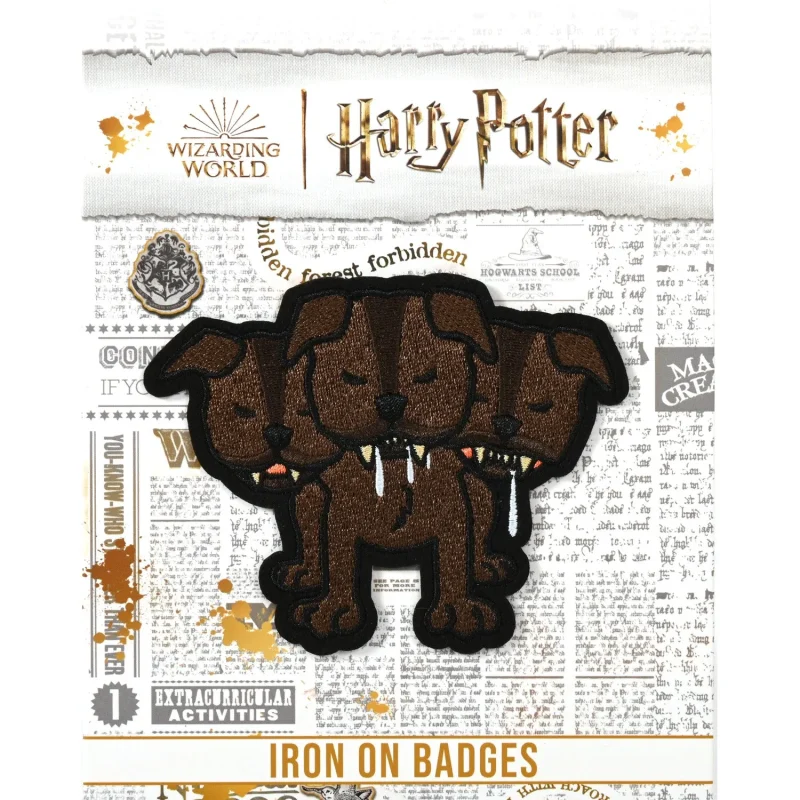 hp fluffy iron on badges