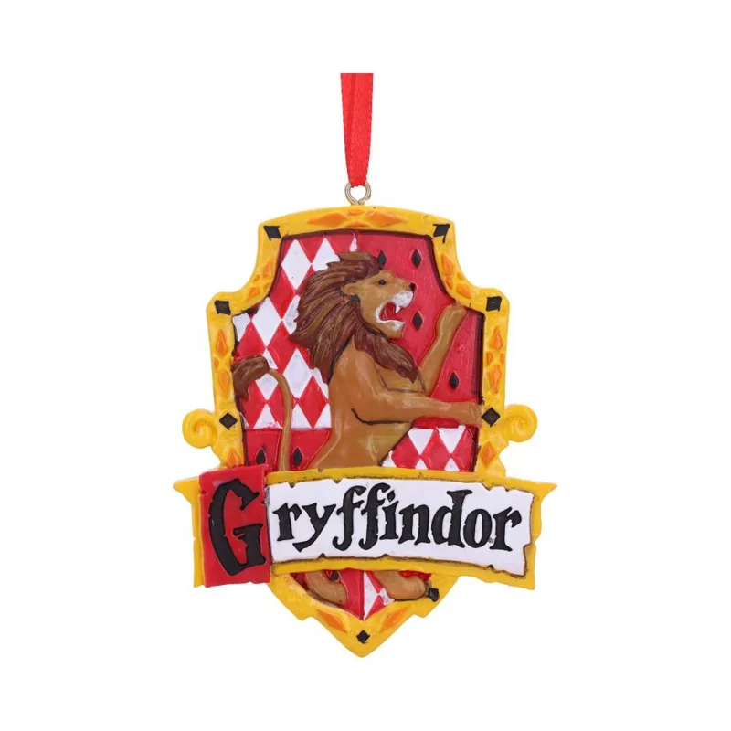 hp gryffindor crest 8cm hanging ornament