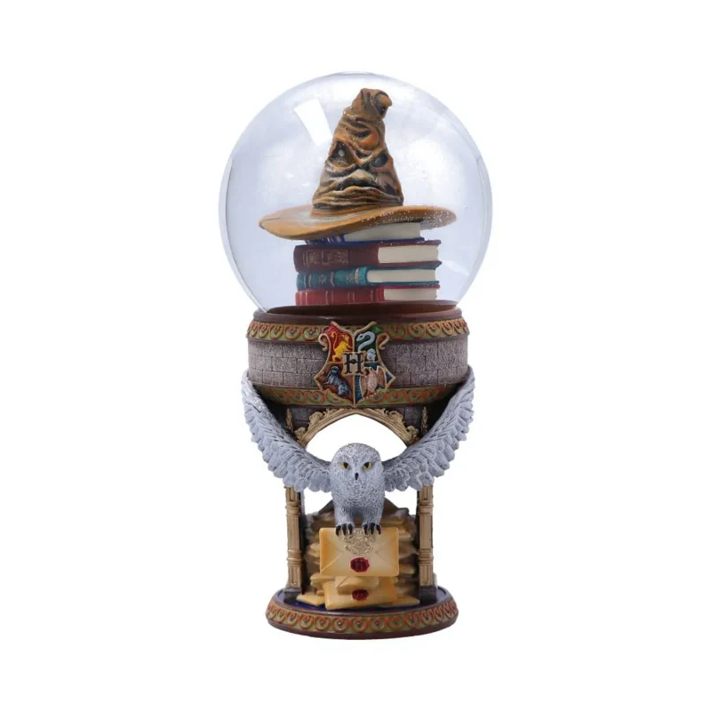 hp hogwarts first day snow globe