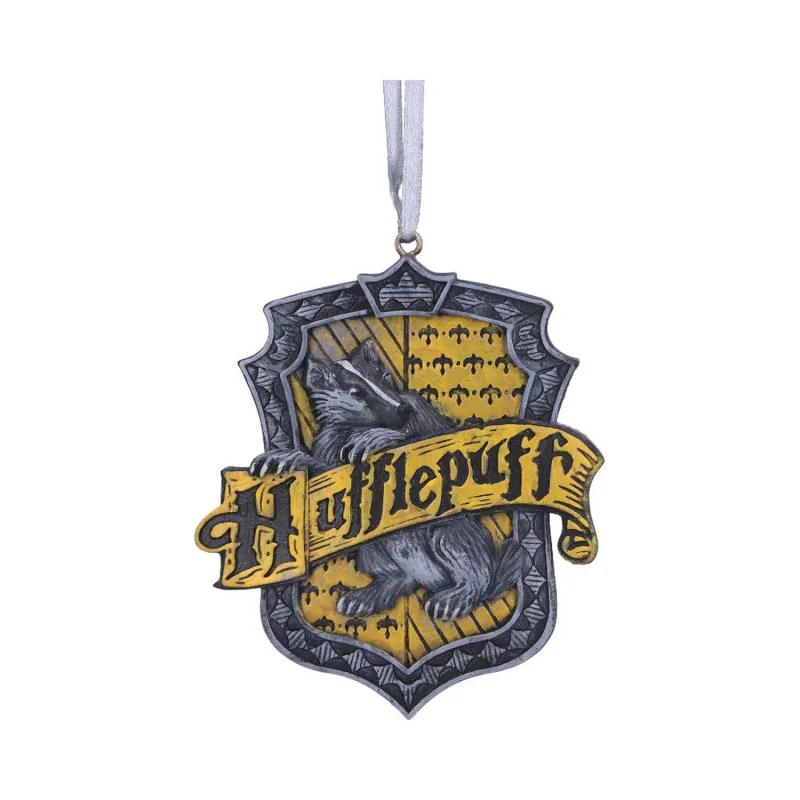 hp hufflepuff crest 8cm hanging ornament