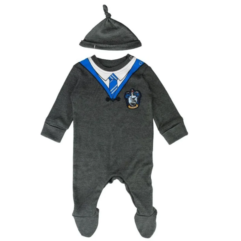 hp ravenclaw babygrow hat set