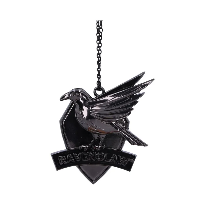 hp ravenclaw crest silver hanging ornament