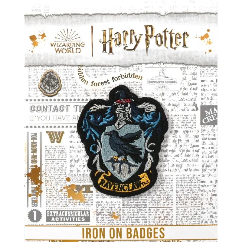 hp ravenclaw iron on badge easy apply