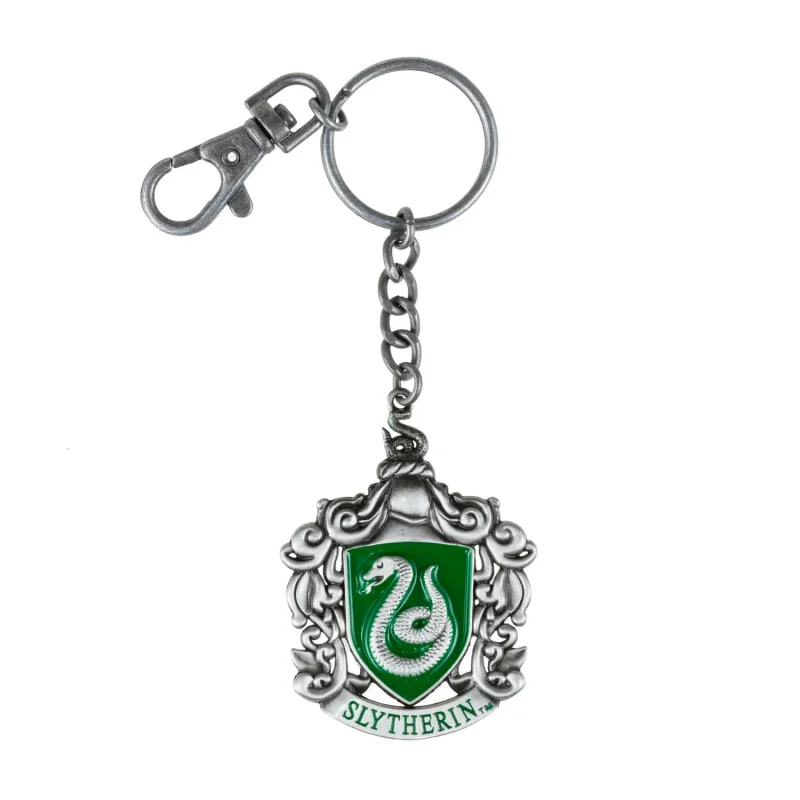 hp slytherin crest metal keychain