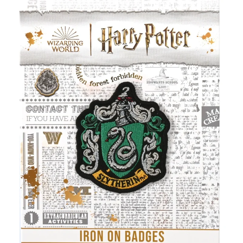 hp slytherin iron on patch