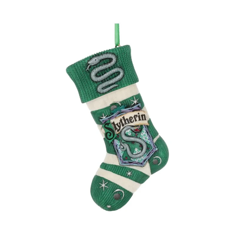 hp slytherin stocking ornament for holiday decor