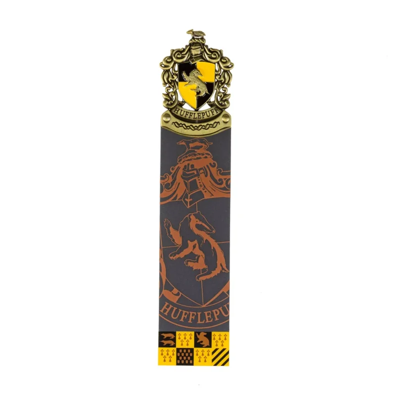 hufflepuff crest bookmark hp inspired