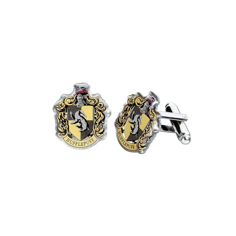 hufflepuff crest cufflinks harry potter collection