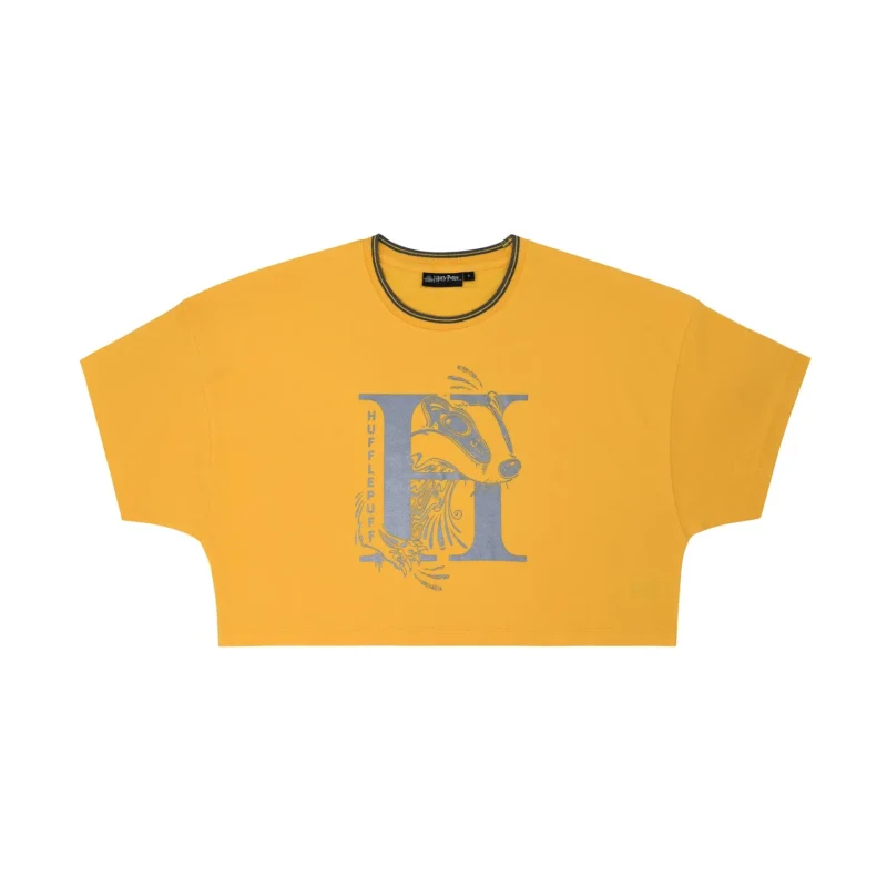 hufflepuff cropped t shirt for fans