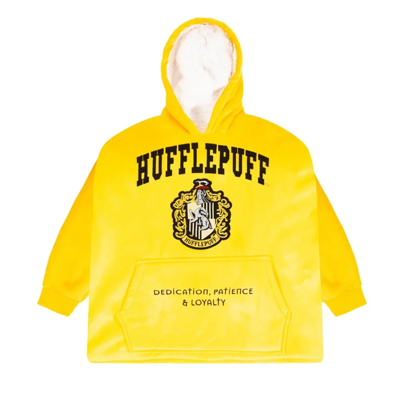 hufflepuff hooded blanket sweatshirt for kids