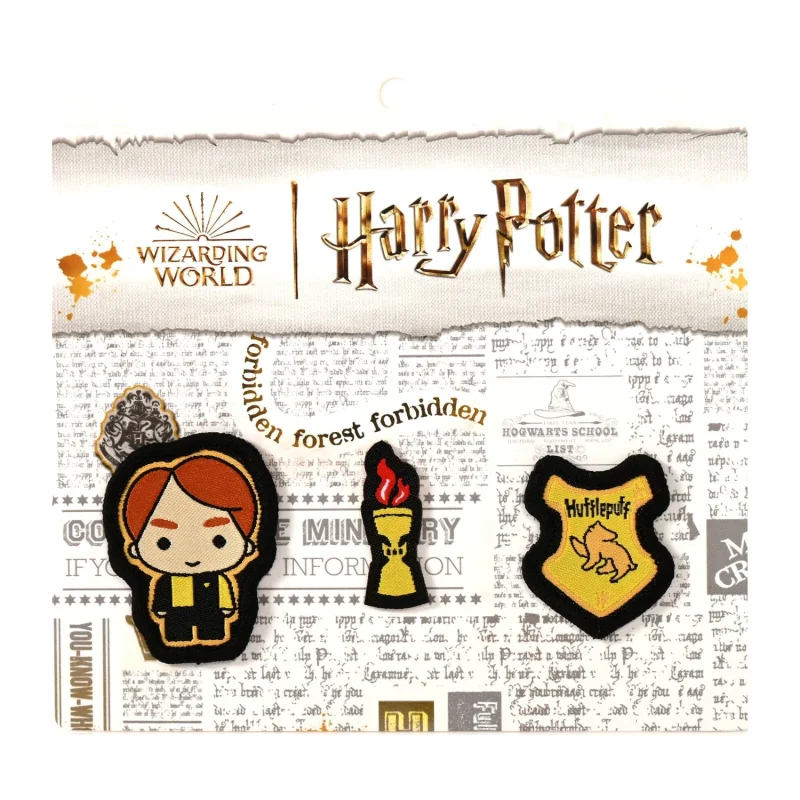 hufflepuff mini iron on badge