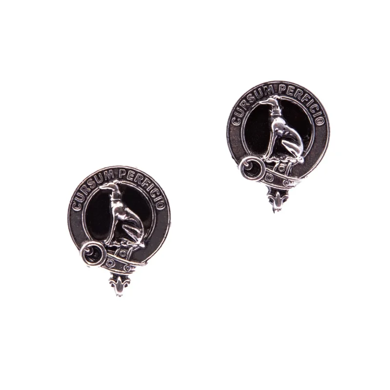 hunter clan crest cufflinks