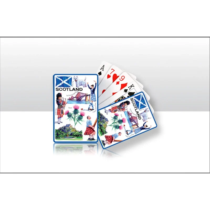 iconic scotland playing cards set