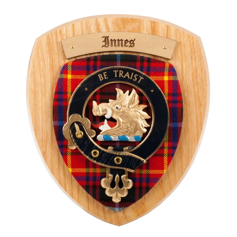 innes clan wall plaque for home decor