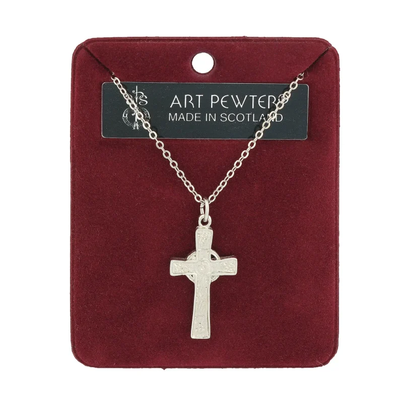 iona celtic cross pendant necklace