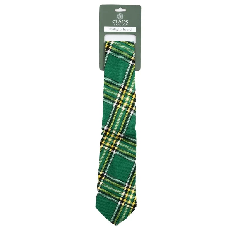 irish heritage tartan tie