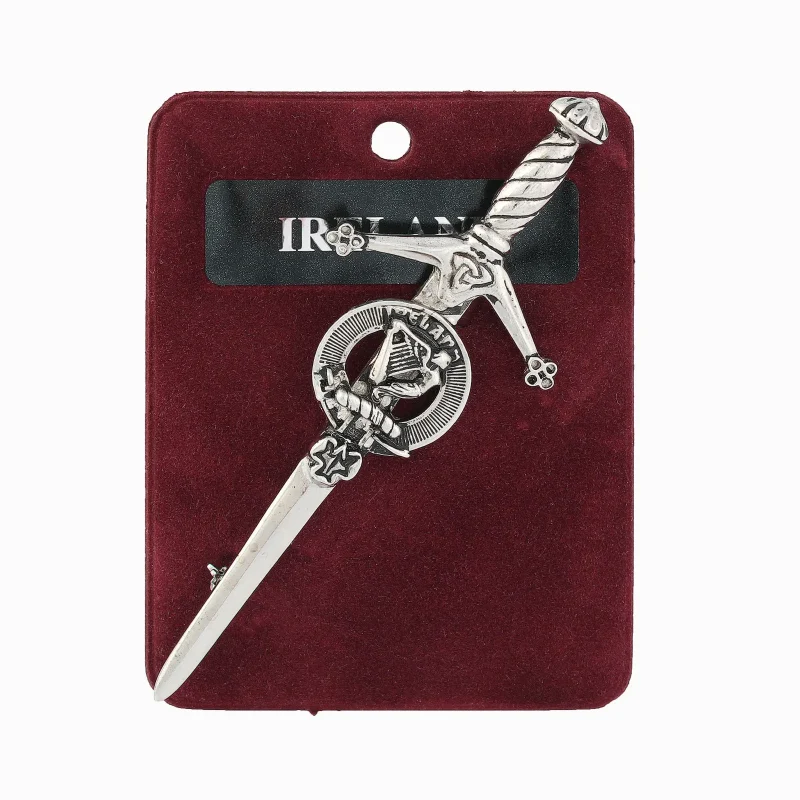 irish pewter kilt pin artisan crafted