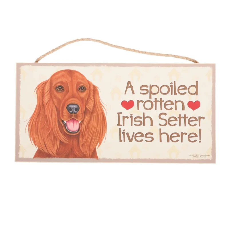 irish setter pet plaque kit