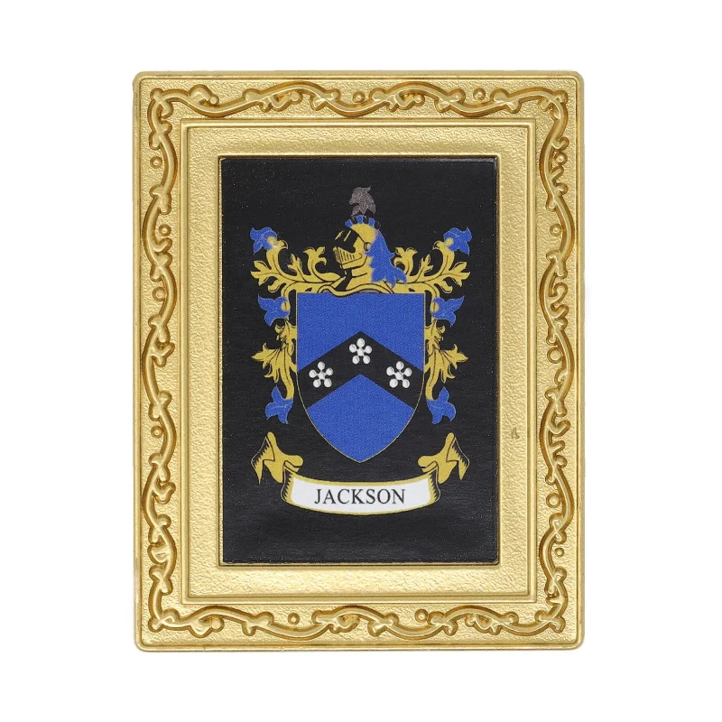 jackson coat of arms fridge magnet