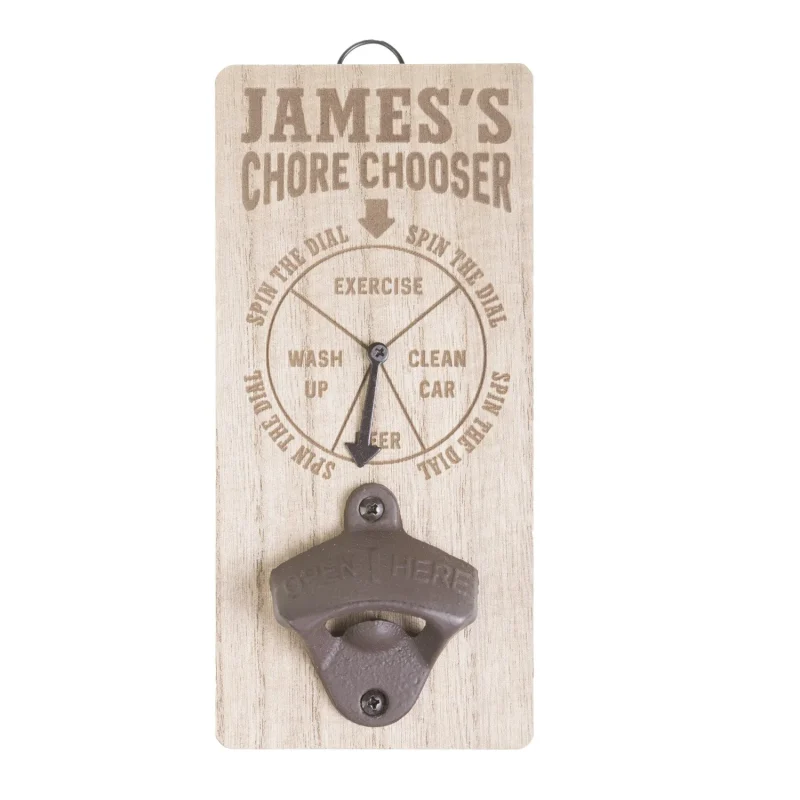 james chore chooser bottle opener