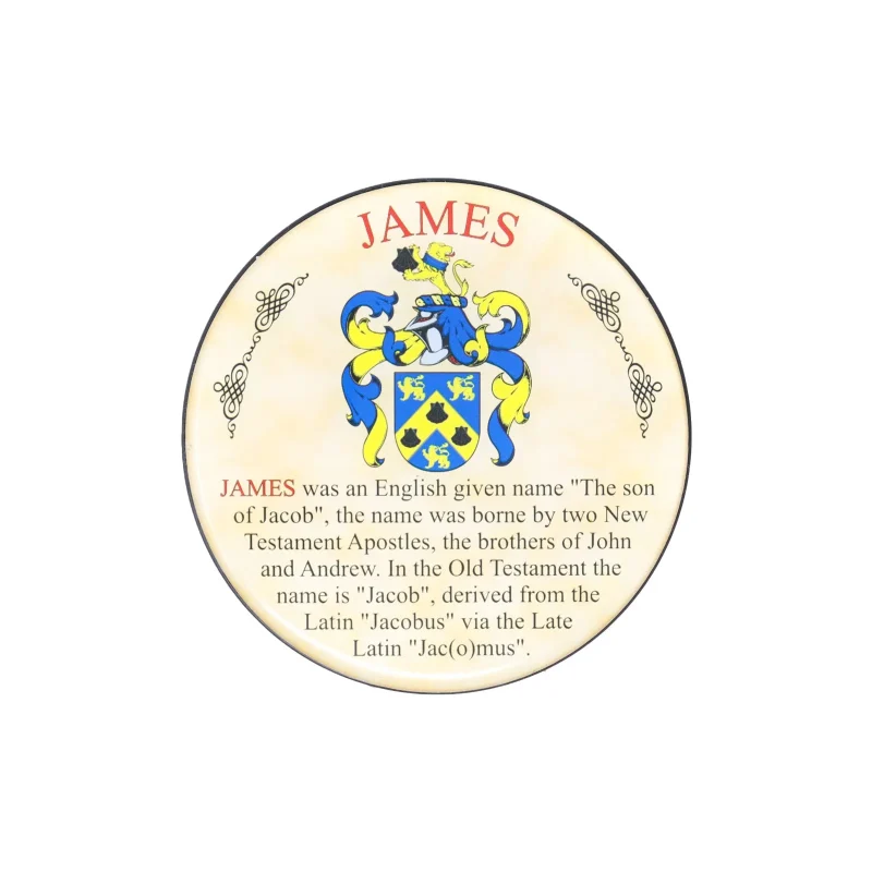 james heraldic coaster