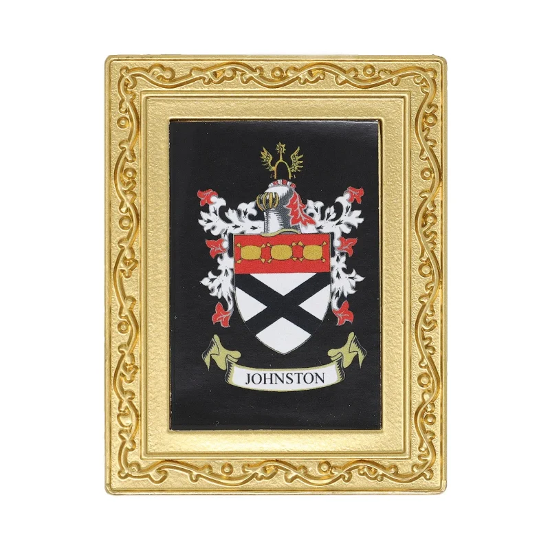 johnston coat of arms fridge magnet