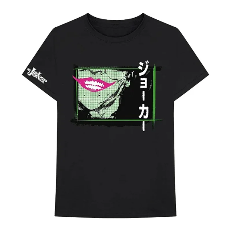 joker smile anime graphic t shirt